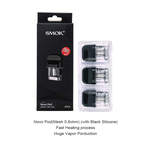 SMOK Novo Pod Cartridge 3ml/2ml (3pcs/pack) – SMOK Novo Pod Cartridge 3ml/2ml (3pcs/pack)
