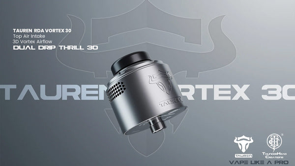 Thunderhead Creations Tauren Vortex 30 RDA Atomizer (30mm) – Thunderhead Creations Tauren Vortex 30 RDA Atomizer (30mm)
