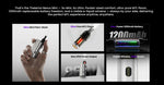 Lost Vape Thelema Nexus Mini Pod System Kit 1200mAh 25W 2ml – Midnight Blue - Thelema Nexus Mini Kit
