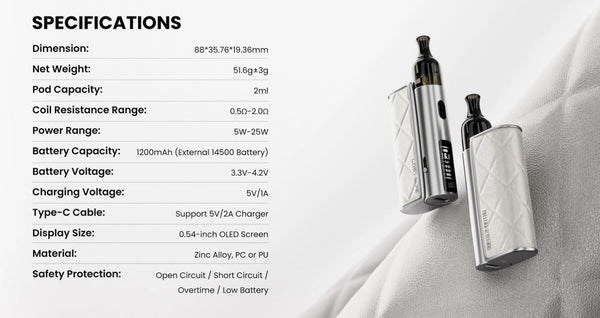 Lost Vape Thelema Nexus Mini Pod System Kit 1200mAh 25W 2ml – Lost Vape Thelema Nexus Mini Pod System Kit 1200mAh 25W 2ml

