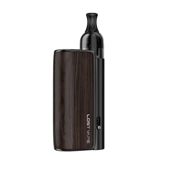 Lost Vape Thelema Nexus Mini Pod System Kit 1200mAh 25W 2ml – Ebony Wood - Thelema Nexus Mini Kit
