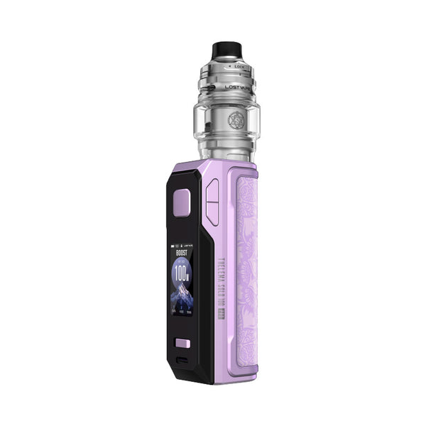 Lost Vape Thelema Solo 100 Pro Mod Kit with Centaurus Sub Ohm V2 Tank 5ml – Lotus Lilac - Thelema Solo 100 Pro Kit
