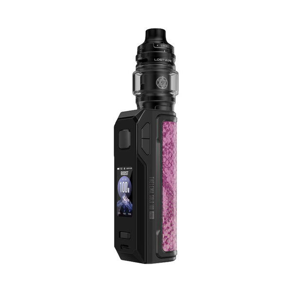 Lost Vape Thelema Solo 100 Pro Mod Kit with Centaurus Sub Ohm V2 Tank 5ml – Pink Python - Thelema Solo 100 Pro Kit
