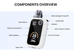 Lost Vape Ursa Epoch Pro Pod System Kit 1400mAh 2.5ml (35W) – Silk Rose - Ursa Epoch Pro Kit
