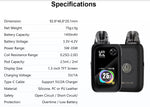 Lost Vape Ursa Epoch Pro Pod System Kit 1400mAh 2.5ml (35W) – Silk Rose - Ursa Epoch Pro Kit
