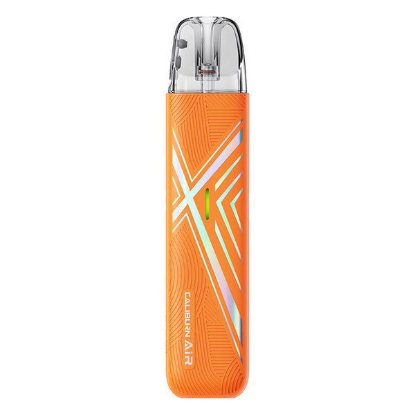 Uwell Caliburn Air Pod System Kit 1000mAh 3ml (Max 25W) – Coral Orange - Caliburn Air Kit
