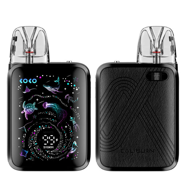 Uwell Caliburn G5 KOKO Pod System Kit 1600mAh 3ml (Max 35W) – Onyx Black - Caliburn G5 KOKO Kit
