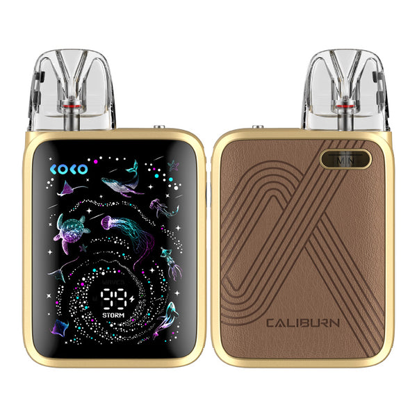 Uwell Caliburn G5 KOKO Pod System Kit 1600mAh 3ml (Max 35W) – Golden Brown - Caliburn G5 KOKO Kit

