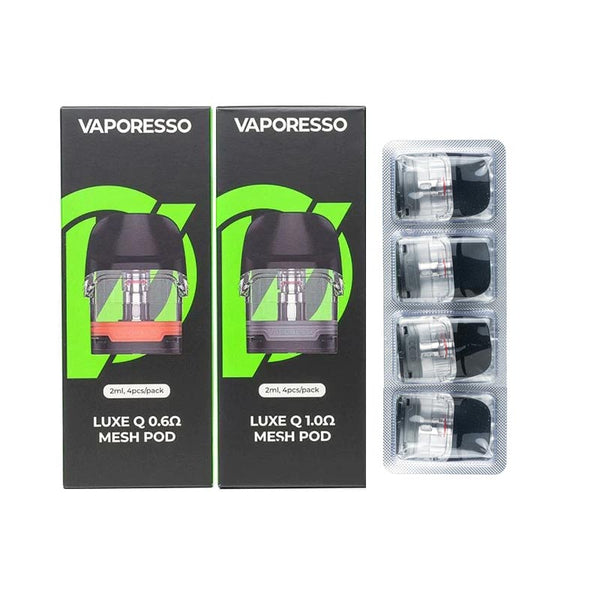 Vaporesso LUXE Q Pod Cartridge 2ml / 3ml (4pcs/pack) – Vaporesso LUXE Q Pod Cartridge 2ml / 3ml (4pcs/pack)
