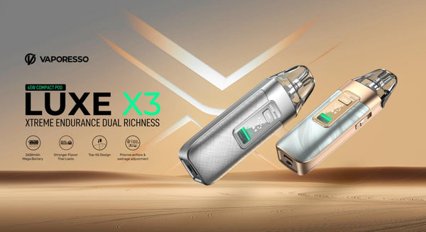 Vaporesso LUXE X3 Pod Mod Kit 2600mAh 5ml (Max 45W) – Vaporesso LUXE X3 Pod Mod Kit 2600mAh 5ml (Max 45W)
