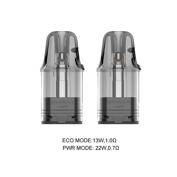 Vaporesso Vibe Pod Cartridge 4.5ml (2pcs/pack) – 1.0ohm(Top Fill; 2pcs/pack) - 1Pack
