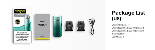 VOOPOO VMATE PRO Power Edition 30W Kit 900mAh 3ml – VOOPOO VMATE PRO Power Edition 30W Kit 900mAh 3ml
