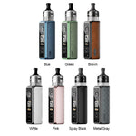 Voopoo Drag S3 60W Box Mod Kit with PnP X Cartridge MTL Pod 3000mAh 5ml – Lake Green - Drag S3 Kit

