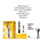 Voopoo Drag X3 80W Box Mod Kit with PnP X Cartridge DTL Pod 5ml – Moss Green - Drag X3 Kit

