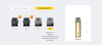 VOOPOO Vmate Max Pod System Kit 1200mAh 3ml – Dove Gray - Vmate Max Kit

