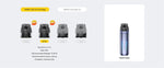 VOOPOO Vmate Max Pod System Kit 1200mAh 3ml – Dove Gray - Vmate Max Kit
