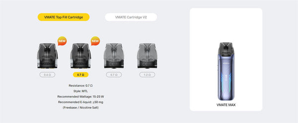 VOOPOO Vmate Max Pod System Kit 1200mAh 3ml – VOOPOO Vmate Max Pod System Kit 1200mAh 3ml
