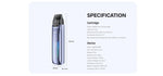 VOOPOO Vmate Max Pod System Kit 1200mAh 3ml – Dove Gray - Vmate Max Kit
